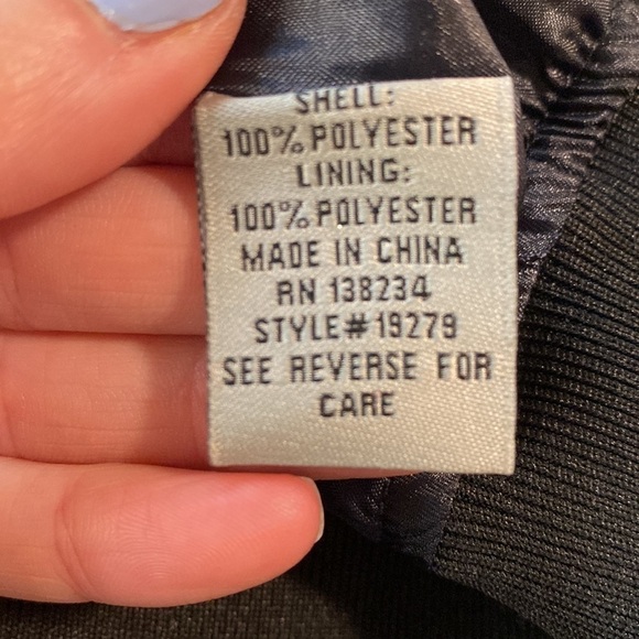 Casting LA Patched Zip Up Jacket Navy Blue Size Small in Like New Condition - Picture 9 of 10